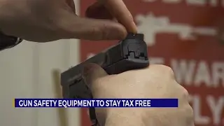 Gun safety equipment to stay tax free