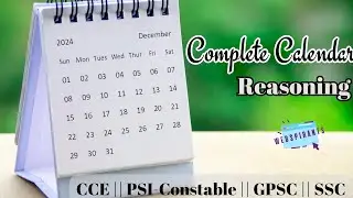 Complete Calendar Concepts Part 1 Reasoning #psiexam #constableexam #cceexam #calendar #reasoning