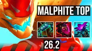 MALPHITE vs MORDEKAISER (TOP) | Perfect KDA: 11/0/4 | EUNE Challenger | 26.2