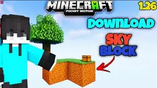 SkyBlock Map for Minecraft pe 1.20 + 🤩🤩 | Minecraft Telugu
