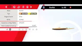 Shiny Stunfisk - Pokemon sword & Shield