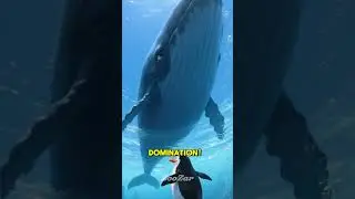 🐧🐋 Penguin vs Whale COLD WATER OLYMPICS!  | Funny + Educational Animal Short | USA EU Viral #Shorts