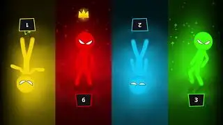Stickman Party 1 2 3 4 - Mode Tournament Part 109 Seru Banget #stickmanparty