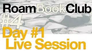 ROAM BOOK CLUB #4 | Day #1 Live Session