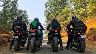 WINTER RIDE | PART 1| TIGER | NINJA 650 | CBR 650 | STREET TRIPLE 675