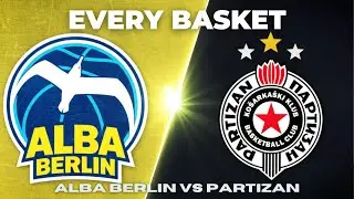EuroLeague Every Basket | Alba Berlin vs Partizan  | Euroleague Highlights | December 12, 2024