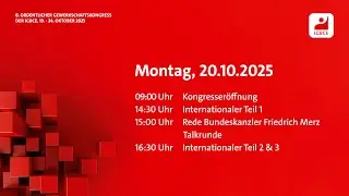 Er&ouml;ffnung, Bundeskanzler Friedrich Merz & internationale G&auml;ste auf dem IGBCE-Kongress 2025 #igbce25