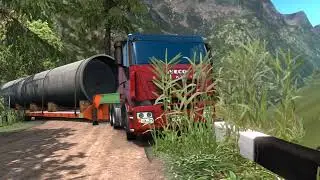 Navigating Mountain Roads with a Heavy Load: ETS 2 Challenge