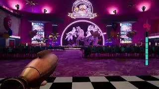 Five Nights at Freddy's.A security breach. finally, getting the The laser gun.