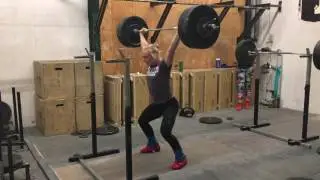 BTN Power Jerk: 100 x 1 rep by Julie Abildgaard