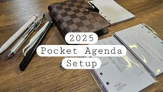 2025 Planner Setup | Louis Vuitton Pocket Agenda