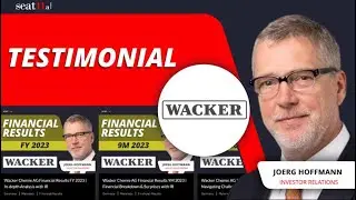 Wacker Chemie AG  Shares Their Experience with seat11a