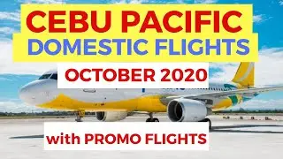 OCTOBER CEBU PACIFIC DOMESTIC FLIGHT SCHEDULE & PRICES