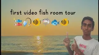 first video 📷 fish room tour 🐠🎣🐟🦈🐠🎏🐟🦈