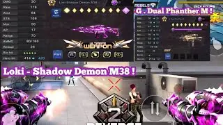 Crisis Action : Topup $99.99 + G.Dual Phanther Up To0 M + Review Weapon Loki - Shadow Demon M38