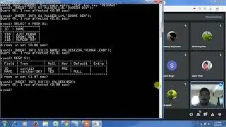 LIVE CLASS ON MY-SQL CREATE ALTER UPDATE