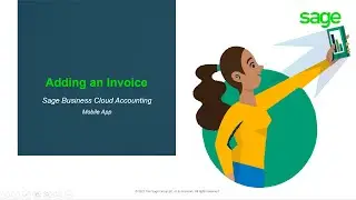 Sage Business Cloud Accounting (AME) - Adding an Invoice on the Mobile App