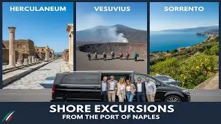 Herculaneum + Vesuvius + Sorrento Shore Excursions from Naples | Private Tour in 1 Epic Day