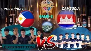 MSC 2021 EXE VS IMPUNITY KH GAME-3 HIGHLIGHTS MLBB ( PHILIPPINES VS CAMBODIA)