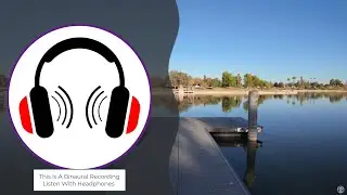 [Binaural Recording] Kiwanis lake walk around