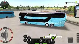 🌧️🚌 New Vistadome Luxury Bus on Germany Route! High-Speed Rainy Drive from Frankfurt to Munich 🌫️🏞️|