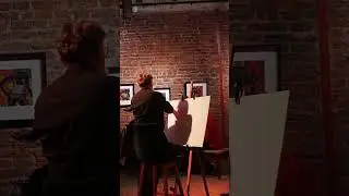 Performance Peinture Musique   #piano #jojorougenoir #violon