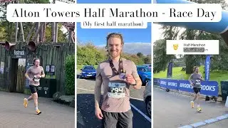 I ran the Alton Towers Half Marathon | My First Half Marathon