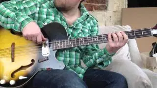 Steve Amadeo James Jamerson line (Reach Out, I'll Be There) Harmony H22 Bass