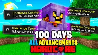 I ATTEMPTED to Speedrun 1.19 Achievements in HARDCORE Minecraft!