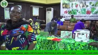 🌱 A-Day Workshop on Banana Seed Certification Protocols | NIHORT | August 28, 2025.