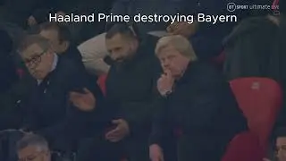 Haaland Prime destroying Bayern☠🔥#viral #football #footballyoutube #haaland