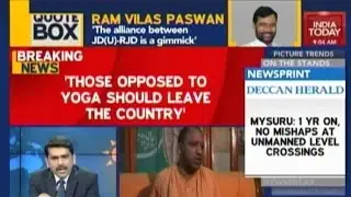 BJP MP Yogi Adityanath's Controversial Statements Against People Opposing Yoga