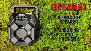 WOOS Ws-01 Bluetooth speaker Unboxing and Review |GIVEAWAY..!