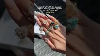 12-Piece Crystal Ring Set #fashionjewelry #giftbox