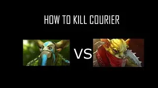 How To Kill Courier Easily in Dota 2 (Nature Prophet vs Bounty  Hunter)