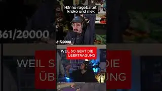 H&auml;nno ragebaitet kroko und Niek (twitch.tv/handofblood) #minecraft #craftattack #twitch