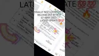 NEET EXAM DATE 2023// NEET 2023// NTA NEET LATEST UPDATE// NEET 2023 //@ALAKH PANDEY//@UNACADEMY//