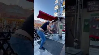 He broke the hammer 😂 #shortsfeed #strongman #challenge #viralshorts