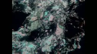 Lame mince météorite lunaire NWA 15604
