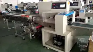 Daucus carota flow wrap machine. made in China.