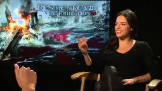 RESIDENT EVIL: RETRIBUTION Exclusive Interview: Michelle Rodriguez