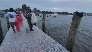 Shrimping At Cedar Keys Before Hurricane Helene