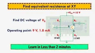 DC Base Voltage Calculations in Voltage Divider Bias Circuit
