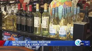Nationwide alcohol shortage impacts local store