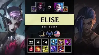 Elise Carry vs Jinx - NA Diamond Patch 25.20