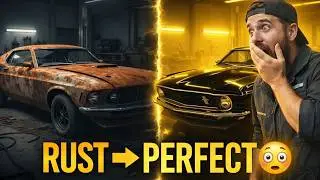 ASMR Car Restoration | 1969 Ford Mustang Boss 429 From Rust to Perfection