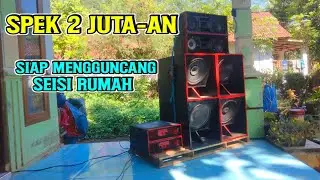 cukup 2 juta...?? HS audio sound Miniatur sub 12 inch siap menggetarkan seisi rumah