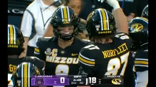 Beau Pribula QB Mizzou highlights | Wk 1 vs Central Arkansas