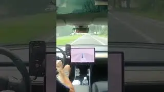 Tesla Self Driving Does Not Handle Bike Lanes Well - Be careful #tesla #fsd #fullselfdriving #car
