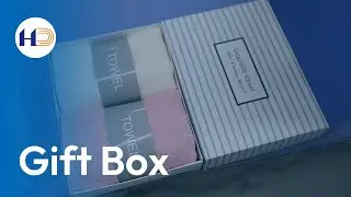 Towel Gift Box Packaging for Elegant and Stylish Presentation